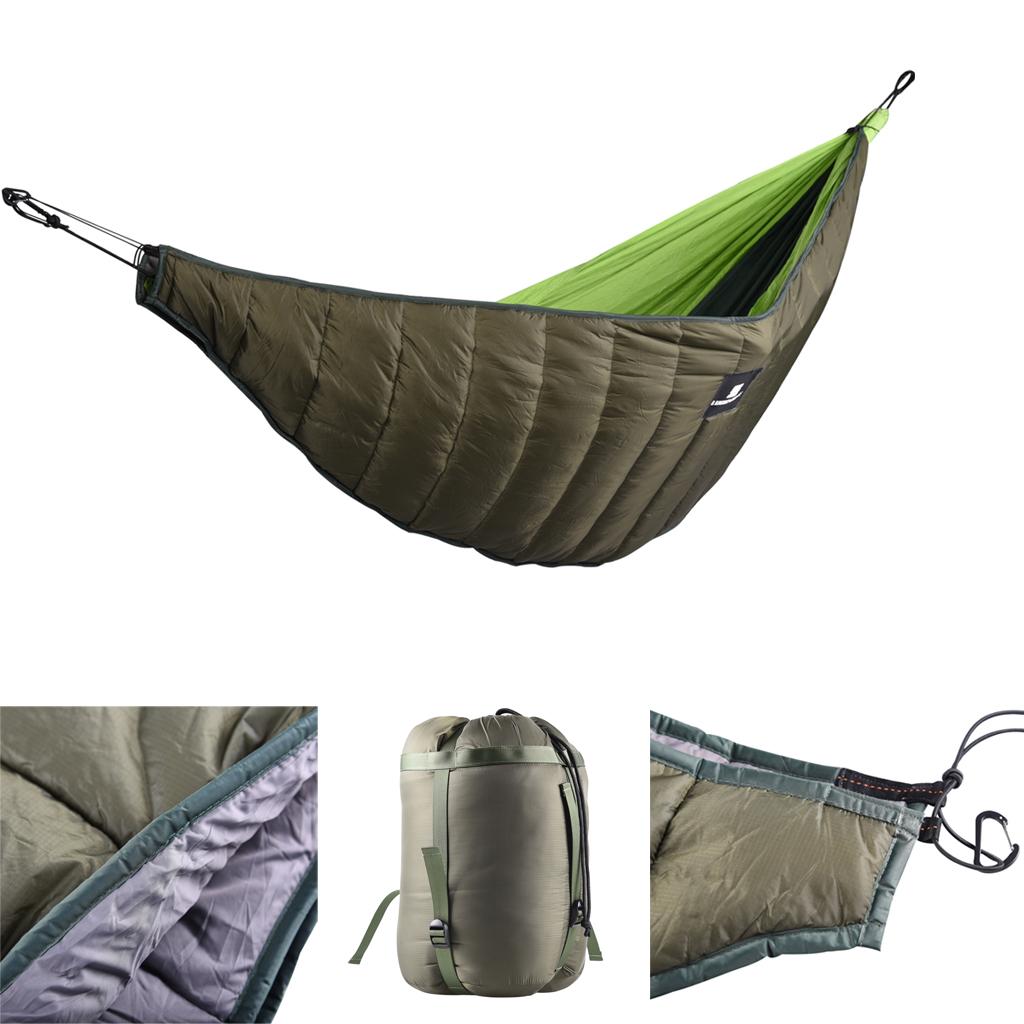 Outdoor Adventure Degree - Tragbare Outdoor-Hängematte mit 0-Grad-Unterdecke, Schlafsack für