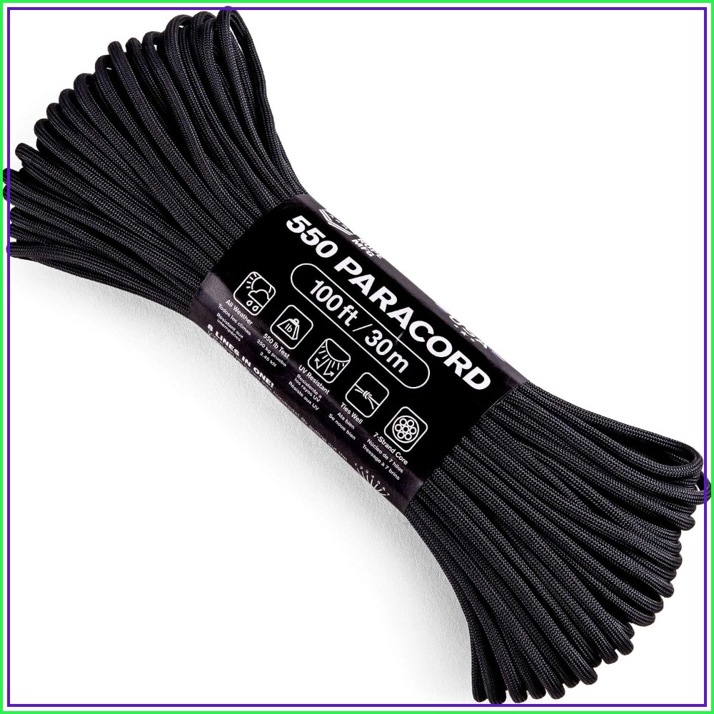 Paracord 550 Feet - 550 Paracord 100 Fuß 7-Strang-Kern-Nylon-Fallschirmschnur für