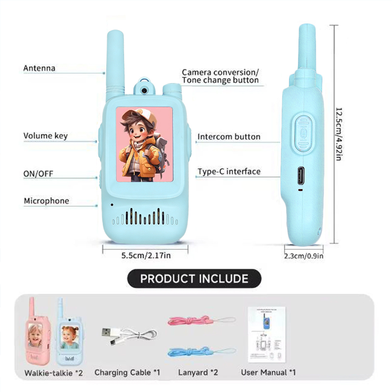 2 Stück Kinder-Video-Walkie-Ta – Outdoor Adventure Videos Bewertung und Preis