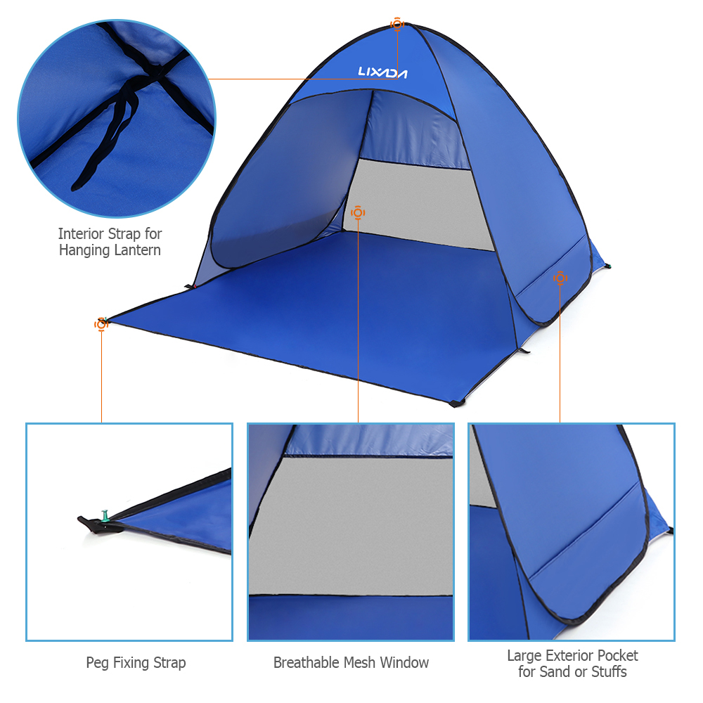 Lixada automatische sofortige  – Outdoor Adventure Tent Bewertung und Preis