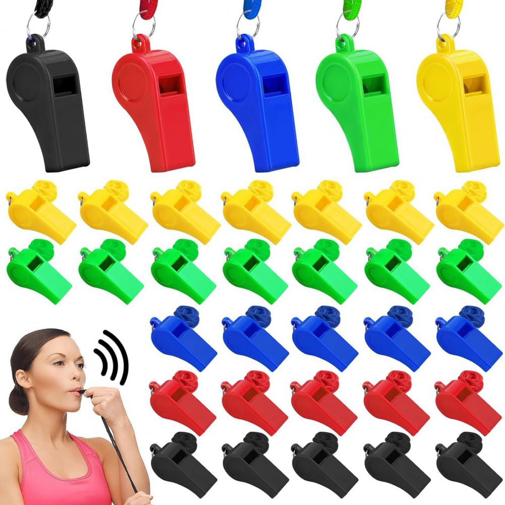 10 Stück Pfeifen mit Lanyards, – Emergency Whistle Pea Bewertung und Preis