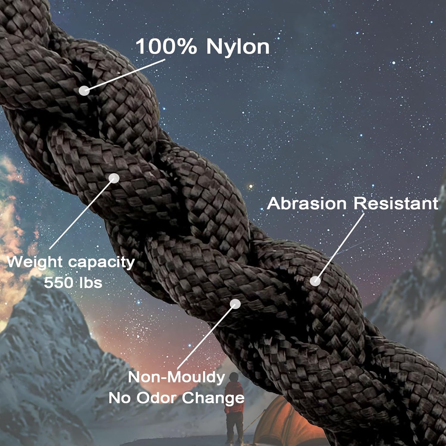 1 stücke 550 Paracord Fallschi – Paracord 550 Feet Bewertung und Preis