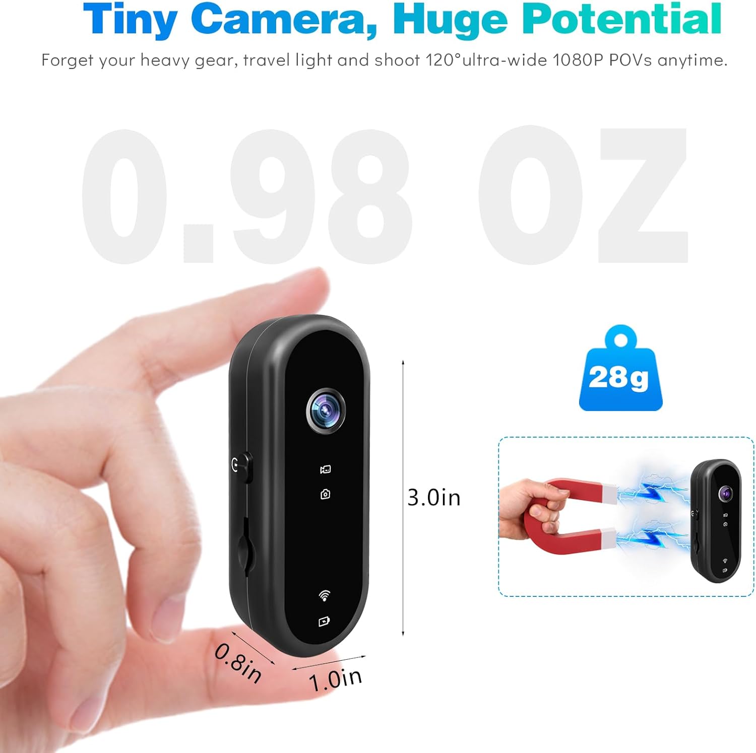 Mini WLAN-Actionkamera 1080P,  – Outdoor Adventure Videos Bewertung und Preis