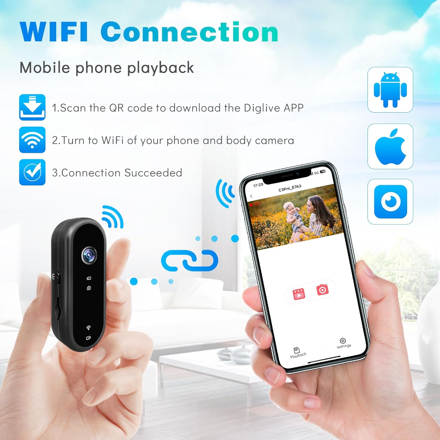 Mini WLAN-Actionkamera 1080P,  – Outdoor Adventure Videos Bewertung und Preis